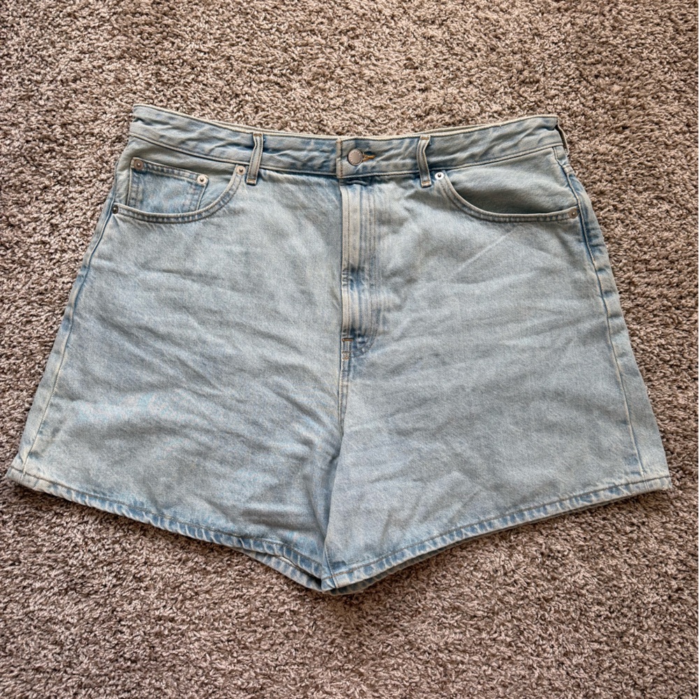 A-Line Everlane Light Blue Jean Shorts sz 33